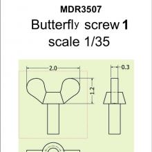 SMDR3507 Butterfly screw 1