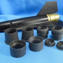 MDR4859 SR-71 Blackbird. Jet nozzles