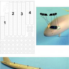 MDM14401 Boeing 757-300. Masks (Zvezda)