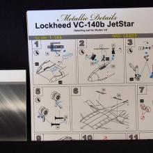 MD14409 Detailing set for aircraft model VC-140b JetStar