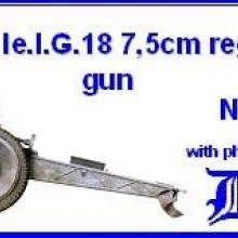 3508 German le.I.G.18 75mm regimental gun