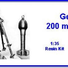 35100 German 200 mm mortar