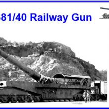 35111 Italian 381/40 Railway Gun