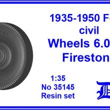 35145 Ford civil wheels 6.0x16 Firestone