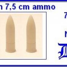 3516 German 75mm ammo