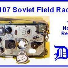 3519 Soviet R-107 field radio