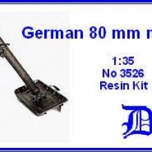 3526 German 80mm mortar