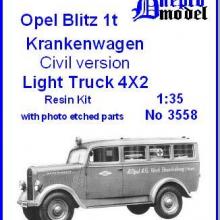 3558 Opel Blitz 1t Krankenwagen Civil version