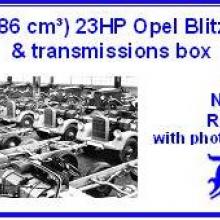 3561 1,2 l 1186 cm3 23HP Opel Blitz engine & transmissions box