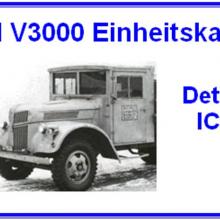 3563 Ford V3000 Einheitskabine Detail set for ICM 35411