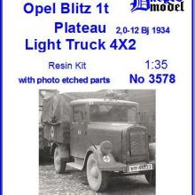 3578 Opel Blitz 1t Plateau 2,0-12 Bj 1934