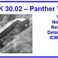 3580 VK 30.02 - Panther V1 Detail set for ICM 35342