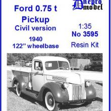 3595 Ford 0.75 ton Pickup Civil version 1940