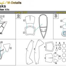 MDM4822 Su-11. Masks (Trumpeter)